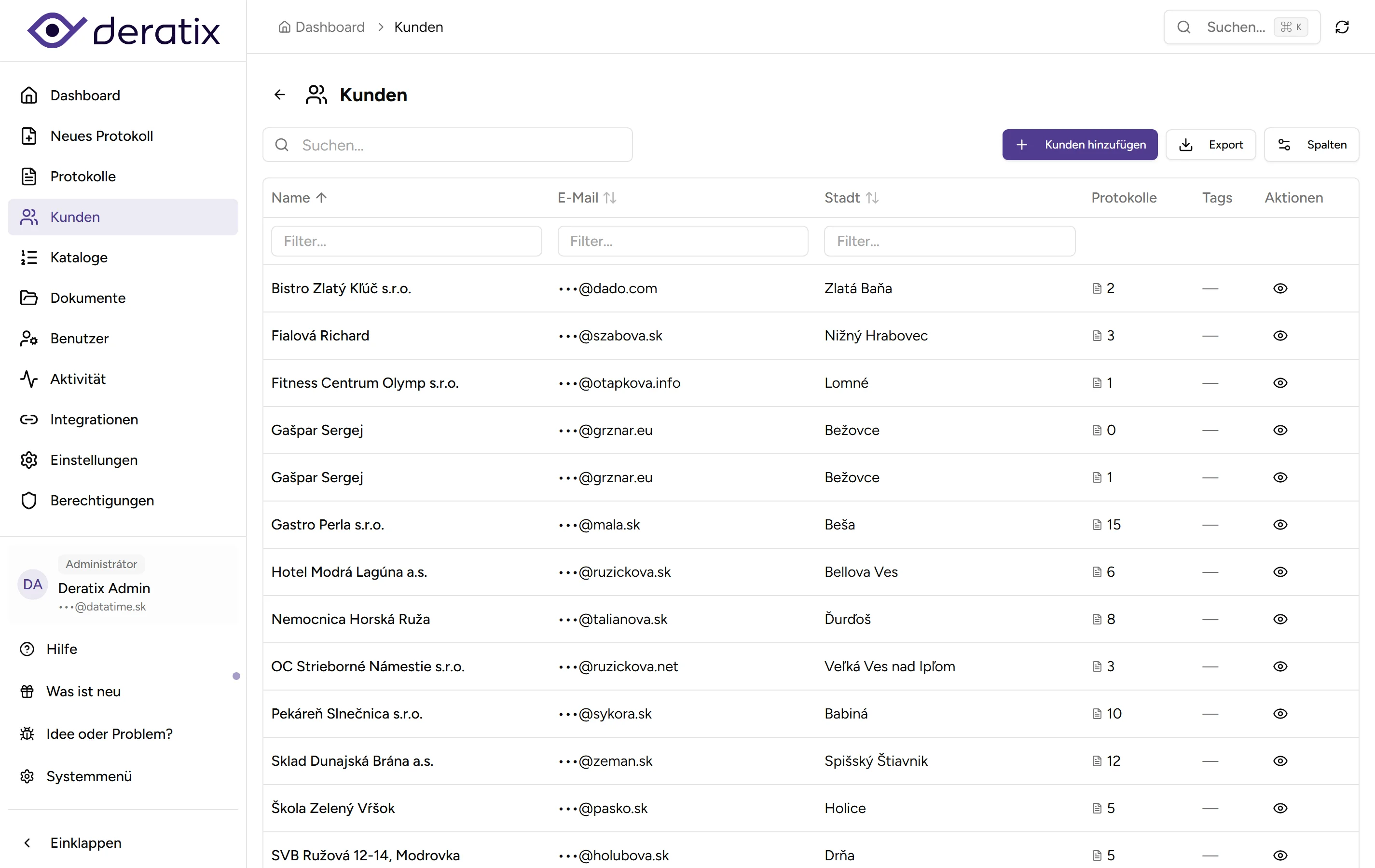 Die App erkennt den Kunden anhand Ihres Standorts