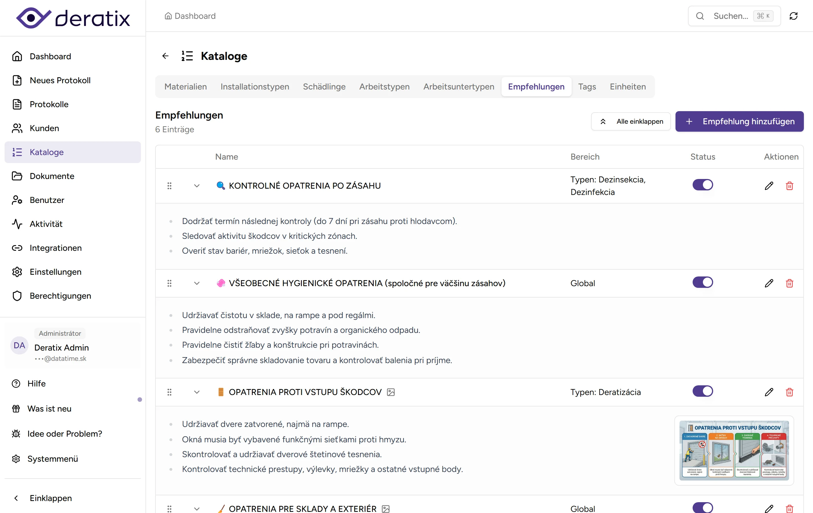 Kundenempfehlungen - desktop