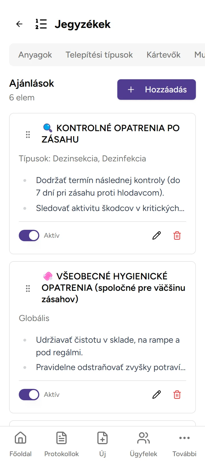 Ügyfél-ajánlások - mobile