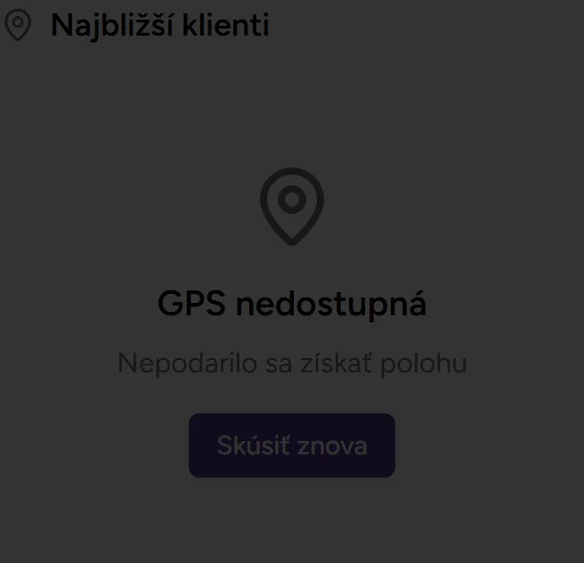 GPS geolokácia - mobile