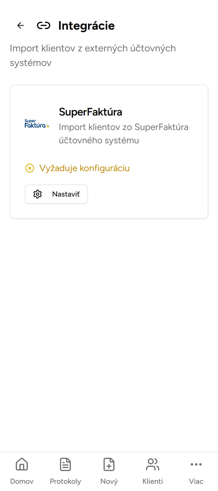 Integrácie Integrácie - Mobile