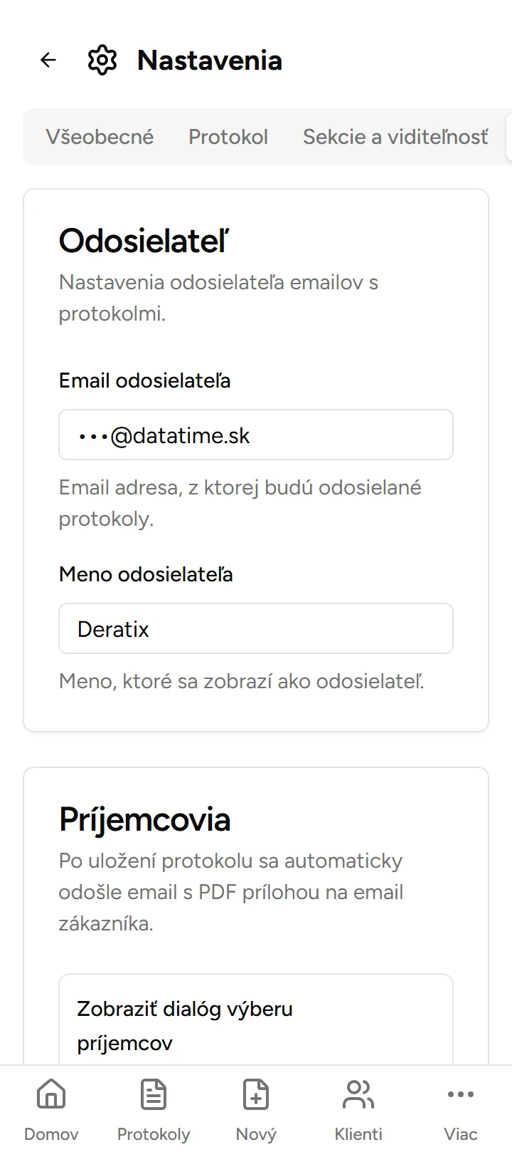 Notifikácie - Mobile